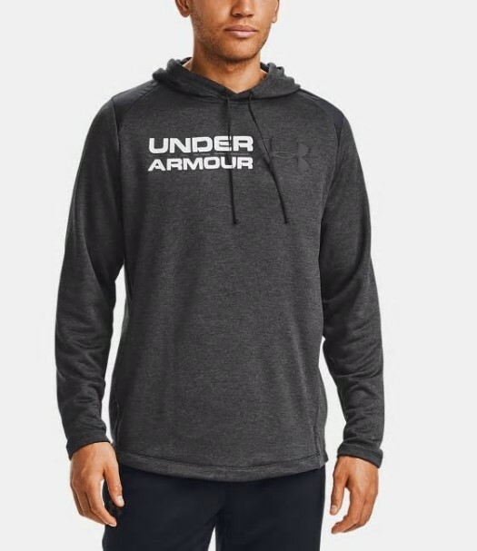 UNDER ARMOUR MEN’S UA COLDGEAR TECH TERRY HOODIE BLACK SZ M #1352091-NWT