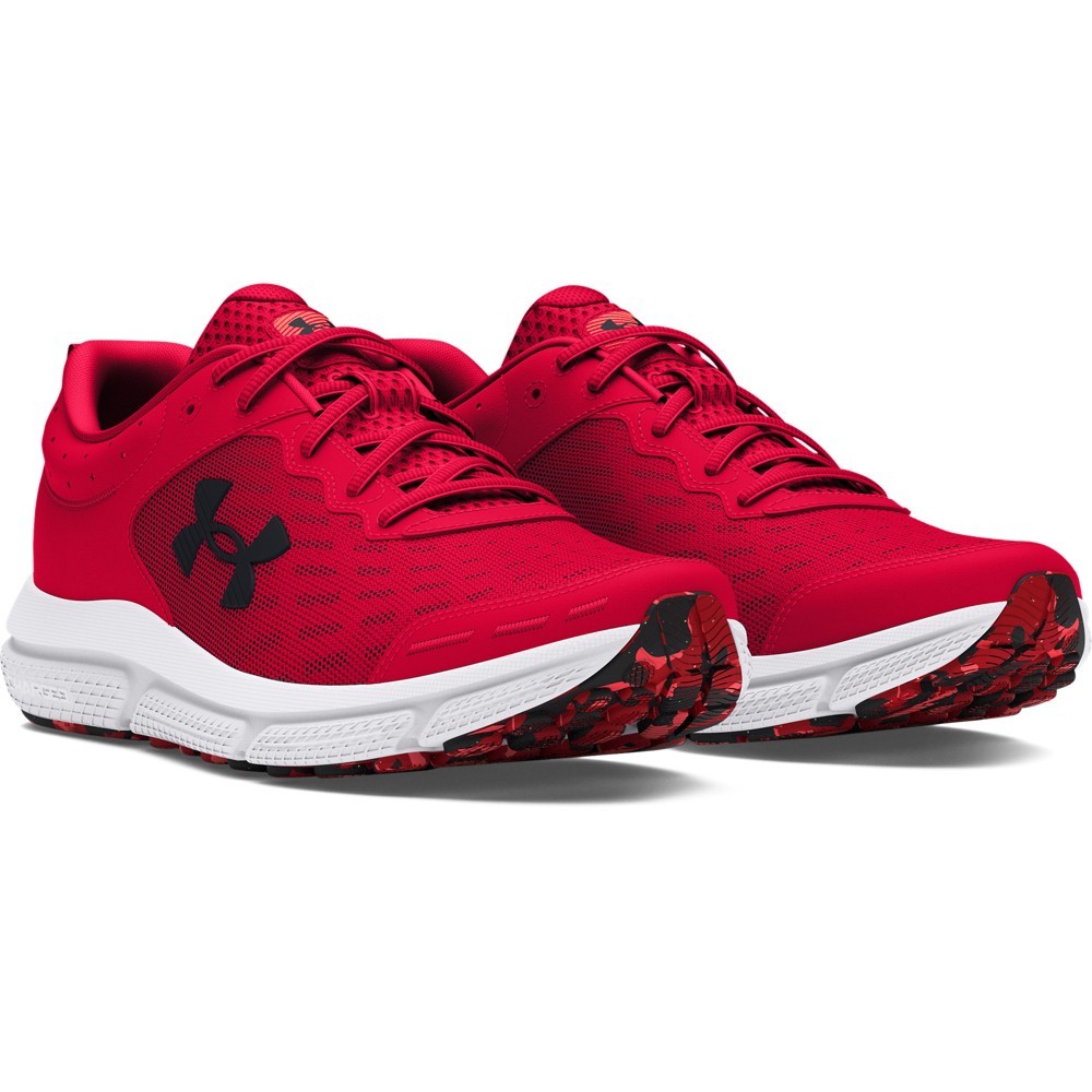 Under Armour 3026175 Men’s UA Charged Assert 10 Running Shoes, Red, Size 7