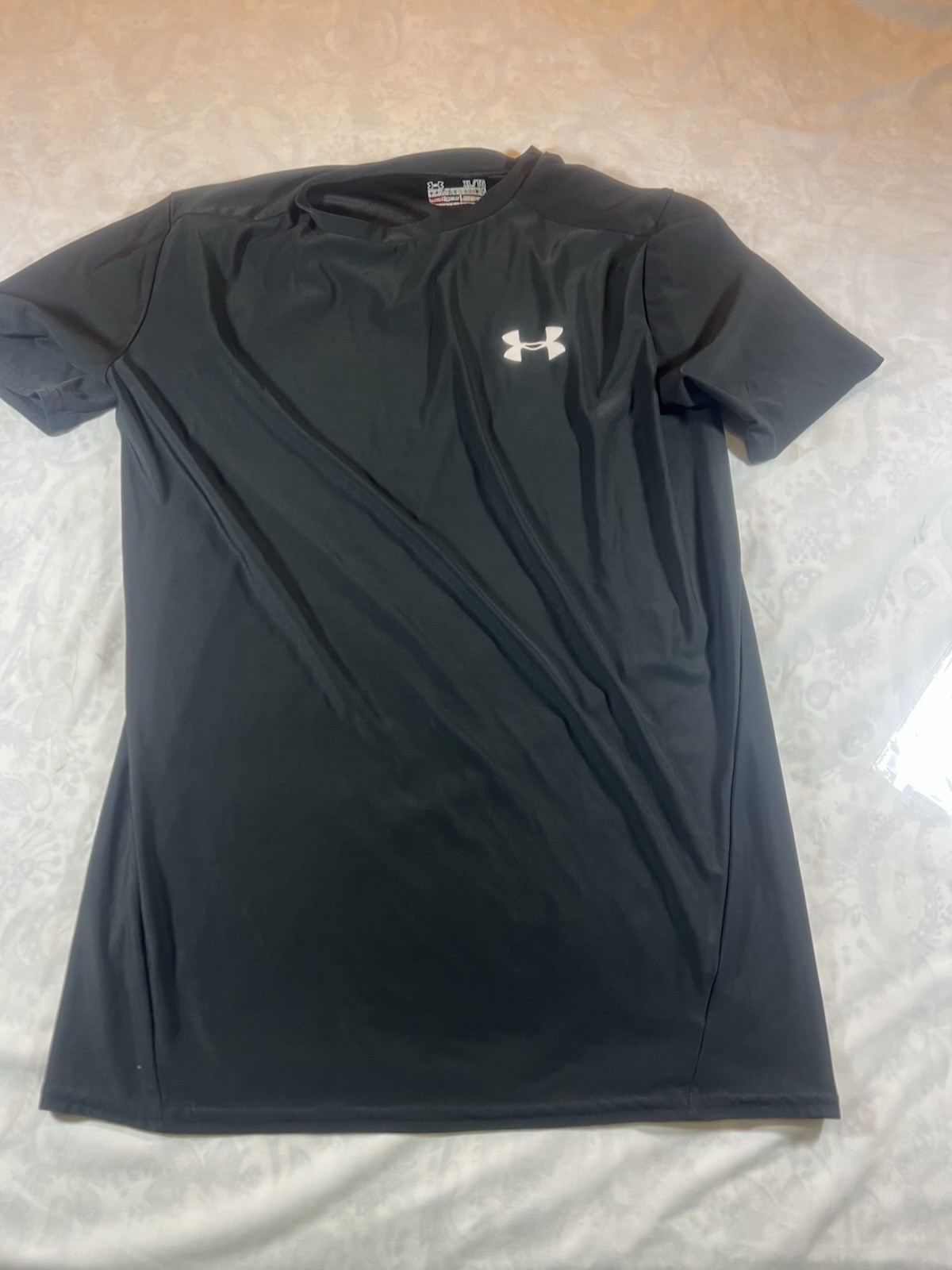 Under Armour Mens Tech Compression Short Sleeve T-Shirt  Size XL Heat Gear