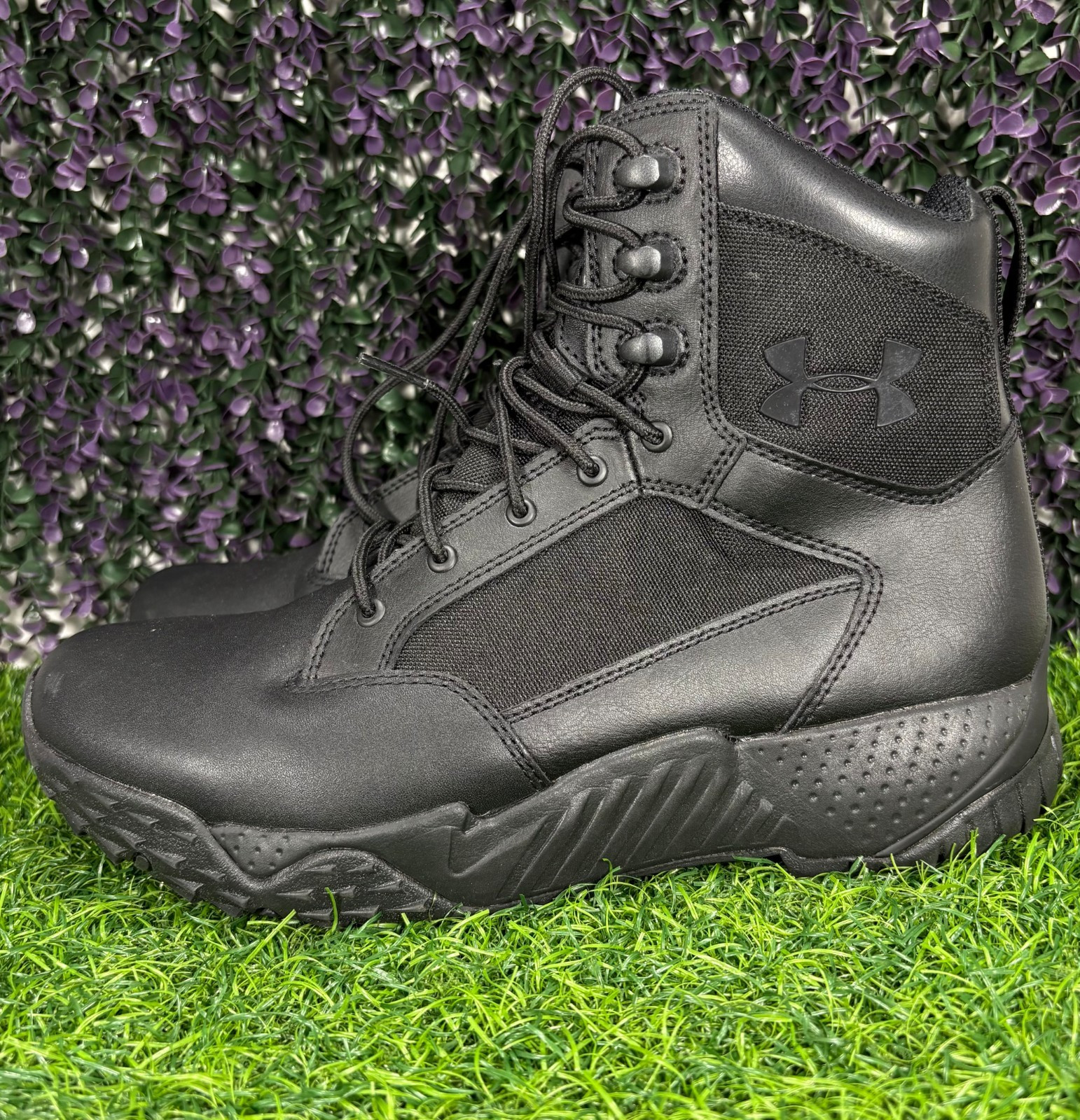 Under Armour Stellar Tac Men’s Size 8 Black Waterproof Tactical Military Boots