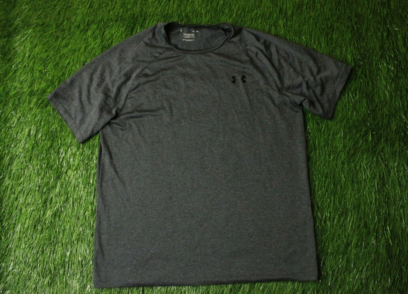 UNDER ARMOUR TECH MEN TRAINING COMPRESSION SHIRT JERSEY T-SHIRT ORIGINAL SIZE M