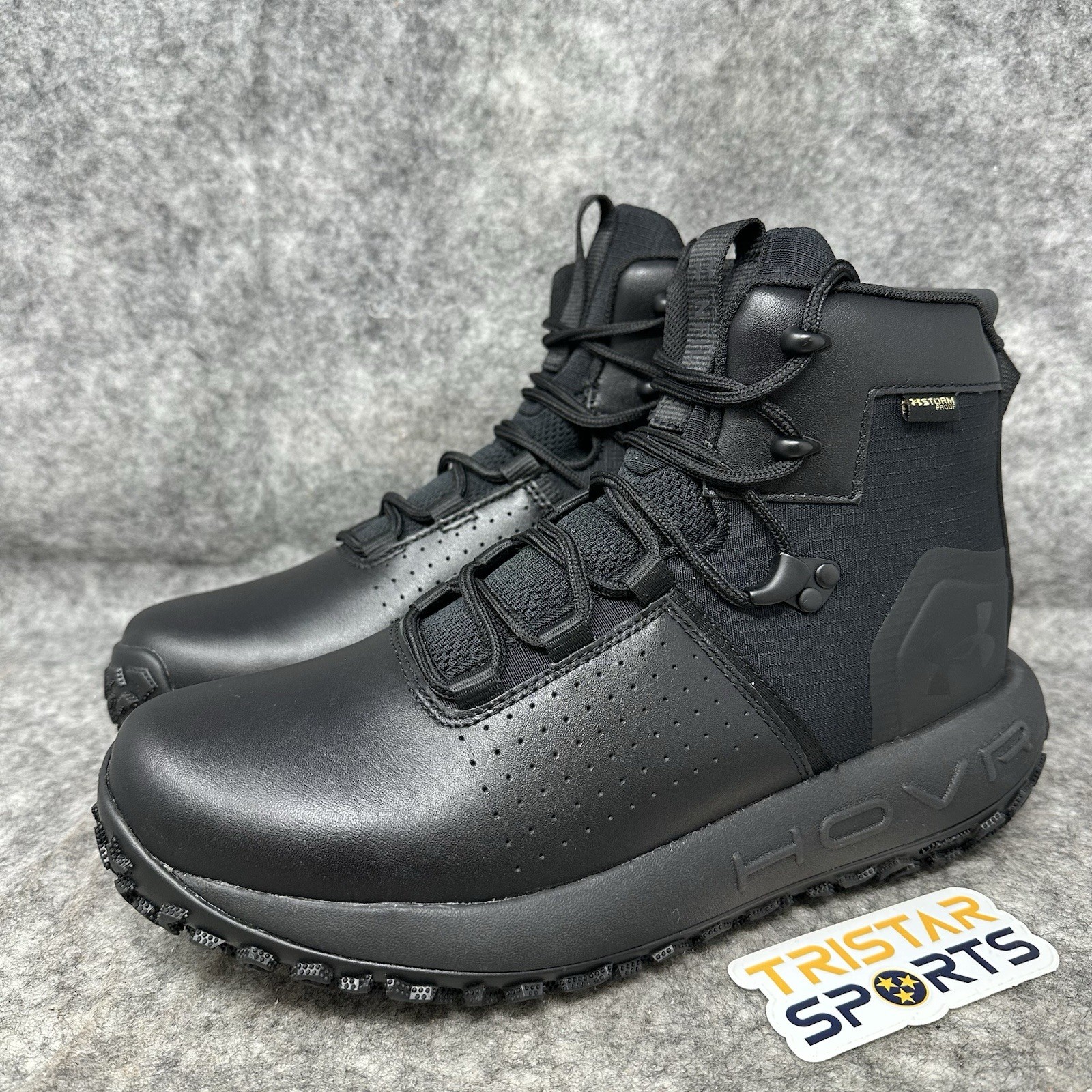 Under Armour Hovr Infil Boots Mens Size 8 Black Waterproof Tactical 3026737-001