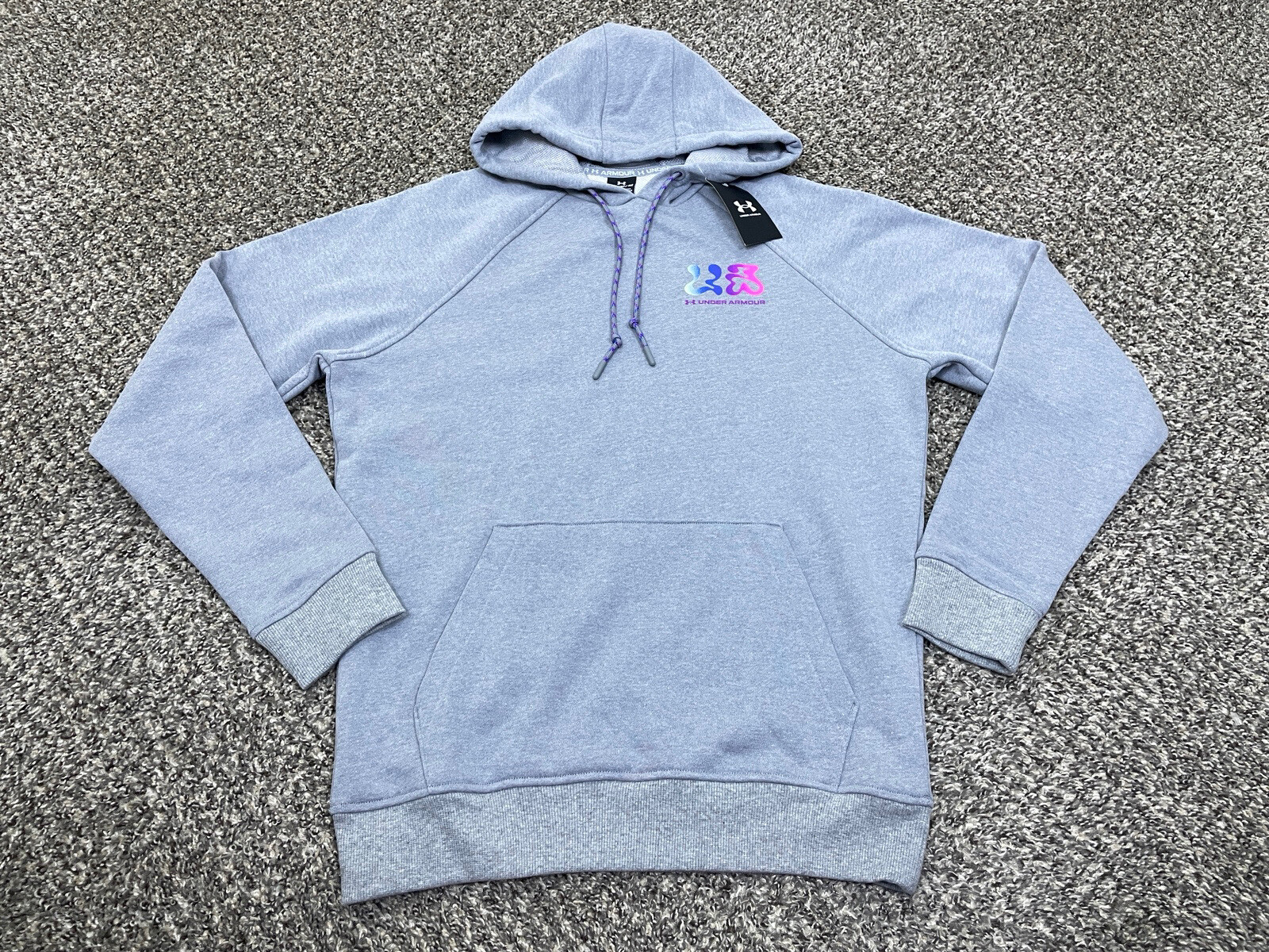 Under Armour Mens UA Elevated Terry Hoodie Pullover Mens M 1373844 Gray LS $75