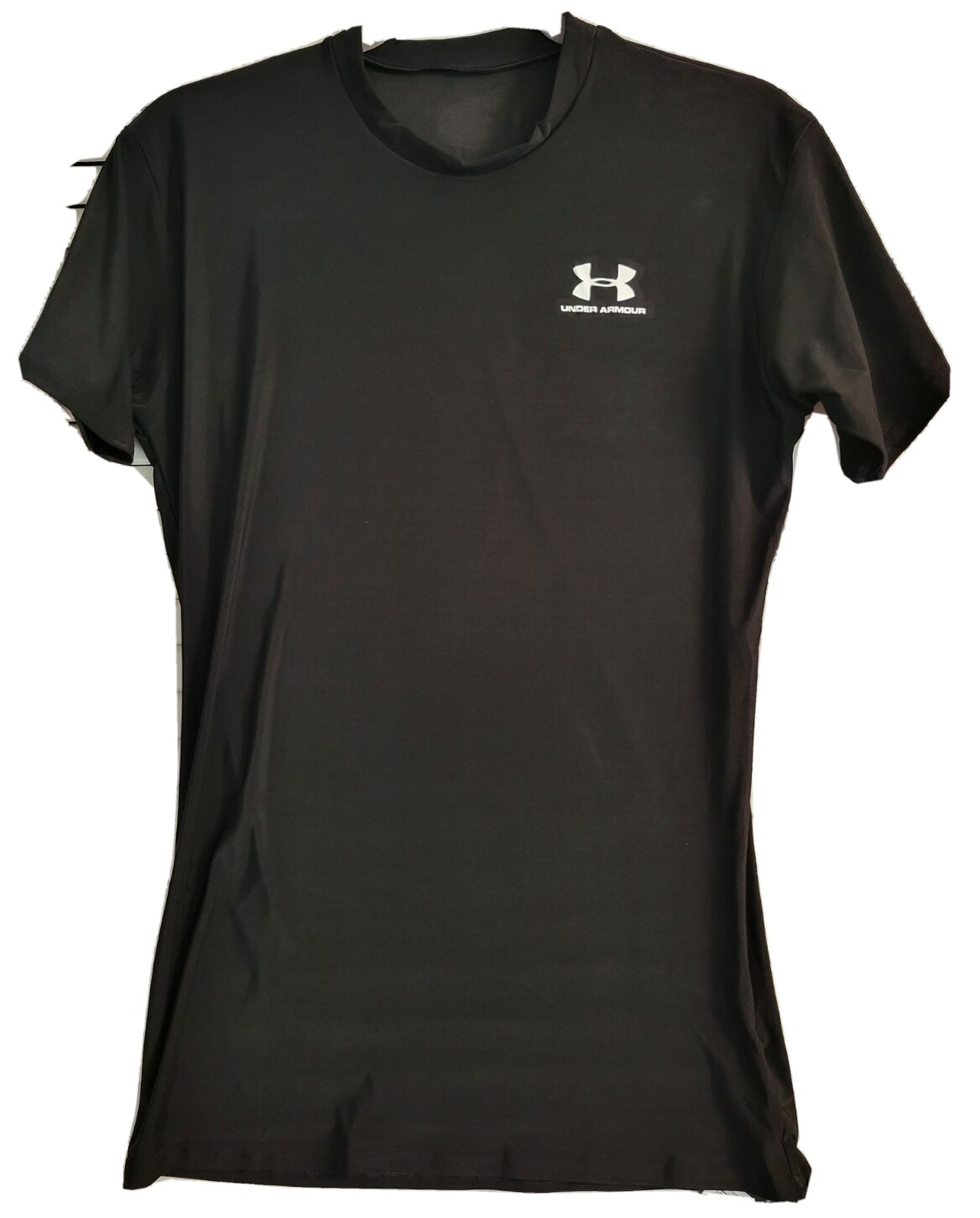 Under Armour UA Mens HeatGear Compression Shirt Black Short Sleeve *NEW XL XXL