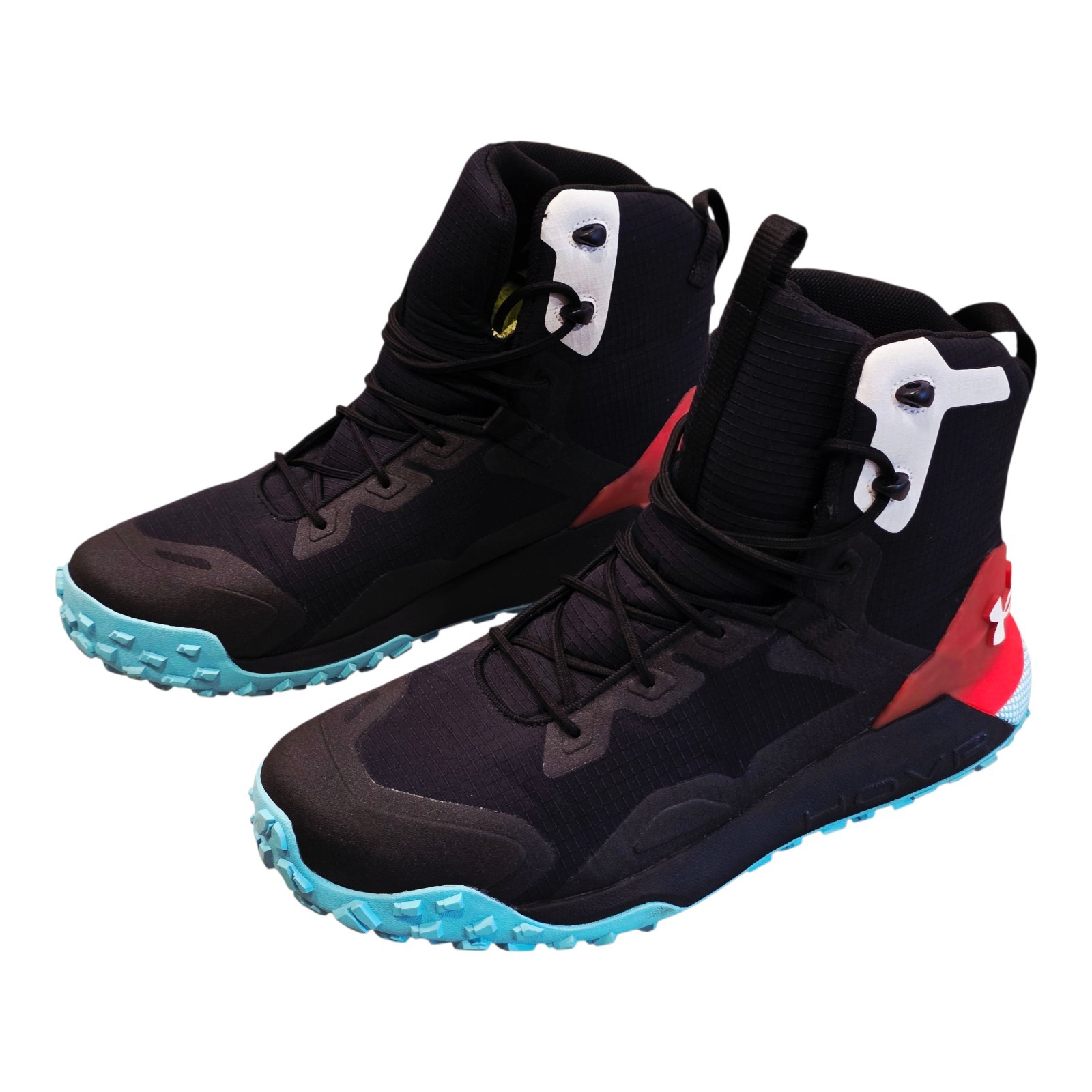 Men’s Under Armour UA HOVR 400G GEO USA Boots Black Sz 9 3025704-002 SAMPLE EUC