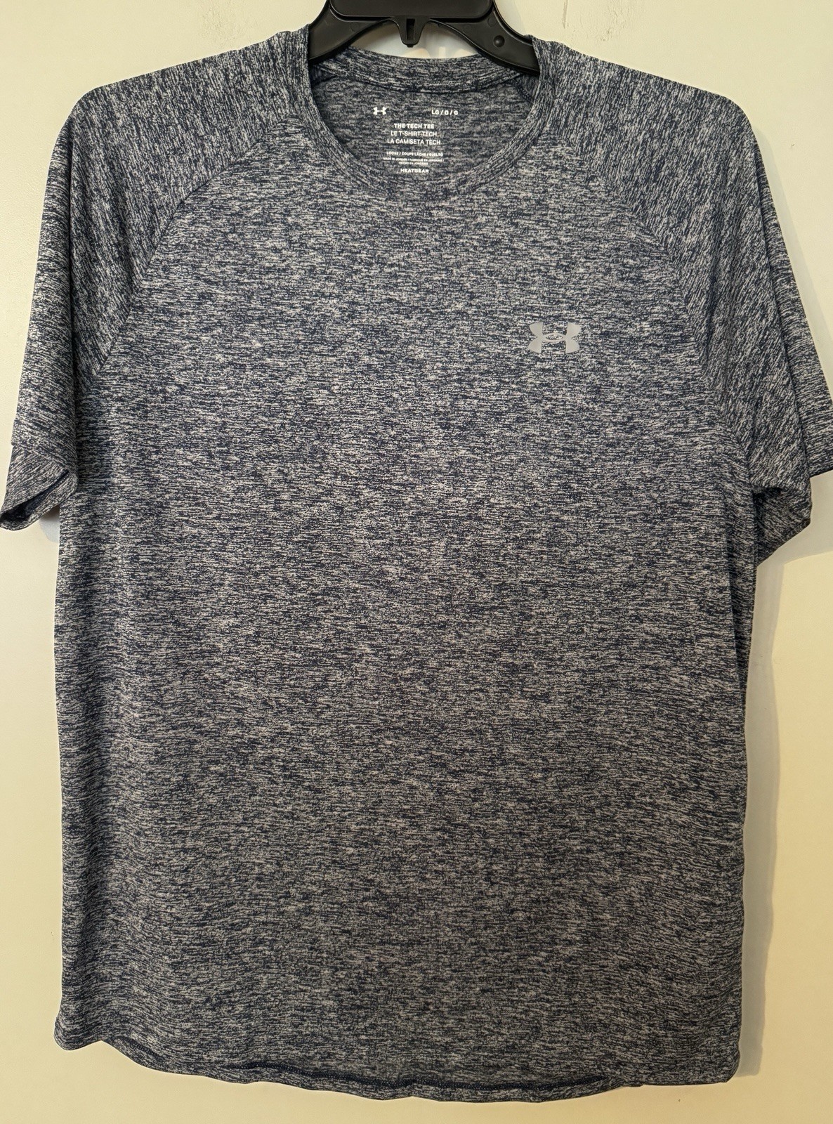 Under Armour Men’s Size Large Tech 2.0 T-shirt Blue Heather Color