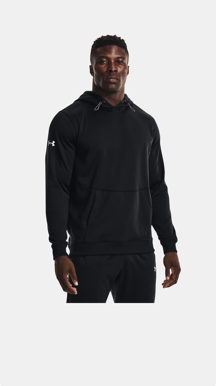 NWT Men’s Black Under Armour Fleece Storm Hoodie Size Large