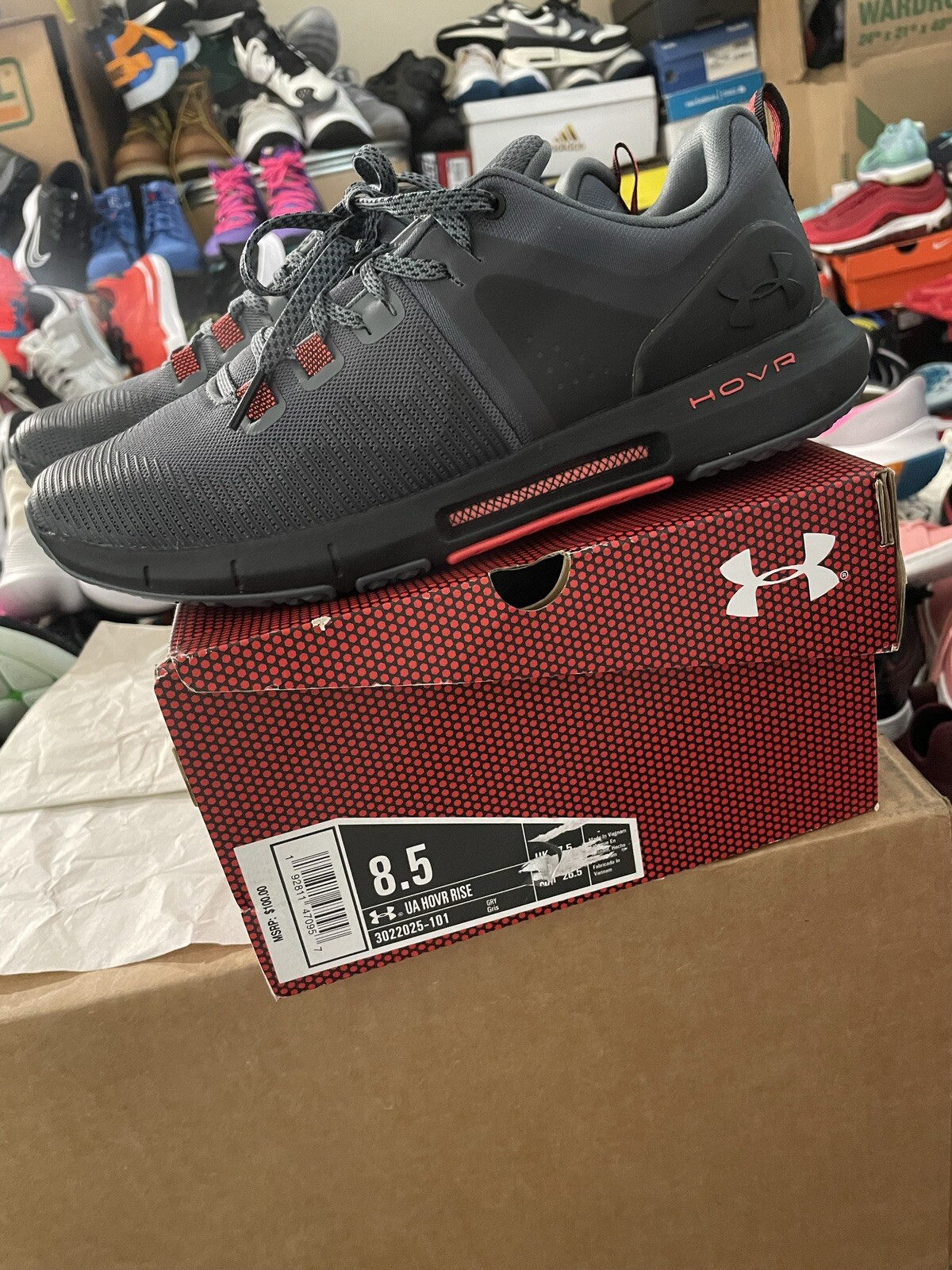 Under Armour UA HOVR Rise Men’s Training Shoes Grey Size 8.5 New