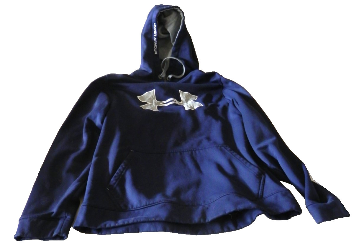 Men’s Under Armor Pullover Hoodie w/Drawstring & Front Pocket Size L