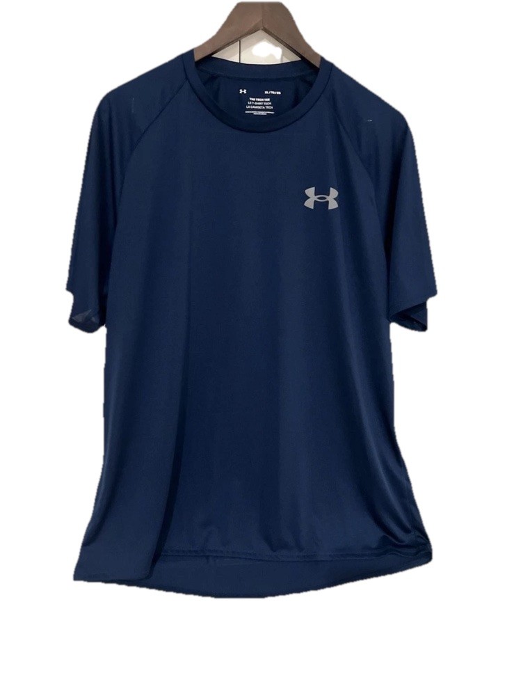 Under Armour Men’s UA Tech 2.0 Short Sleeve T-Shirt Navy Blue XL