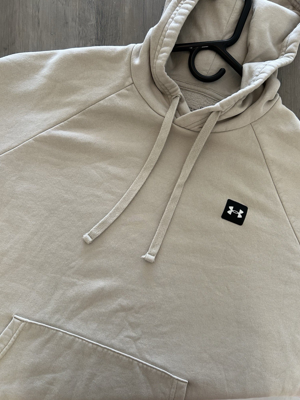 Under Armor Rival Fleece Hoodie Khaki Men’s Sz L