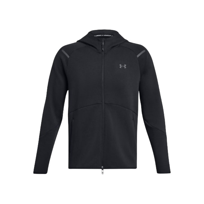 Under Armour Unstoppable Fleece Full Zip Black Jacket Official