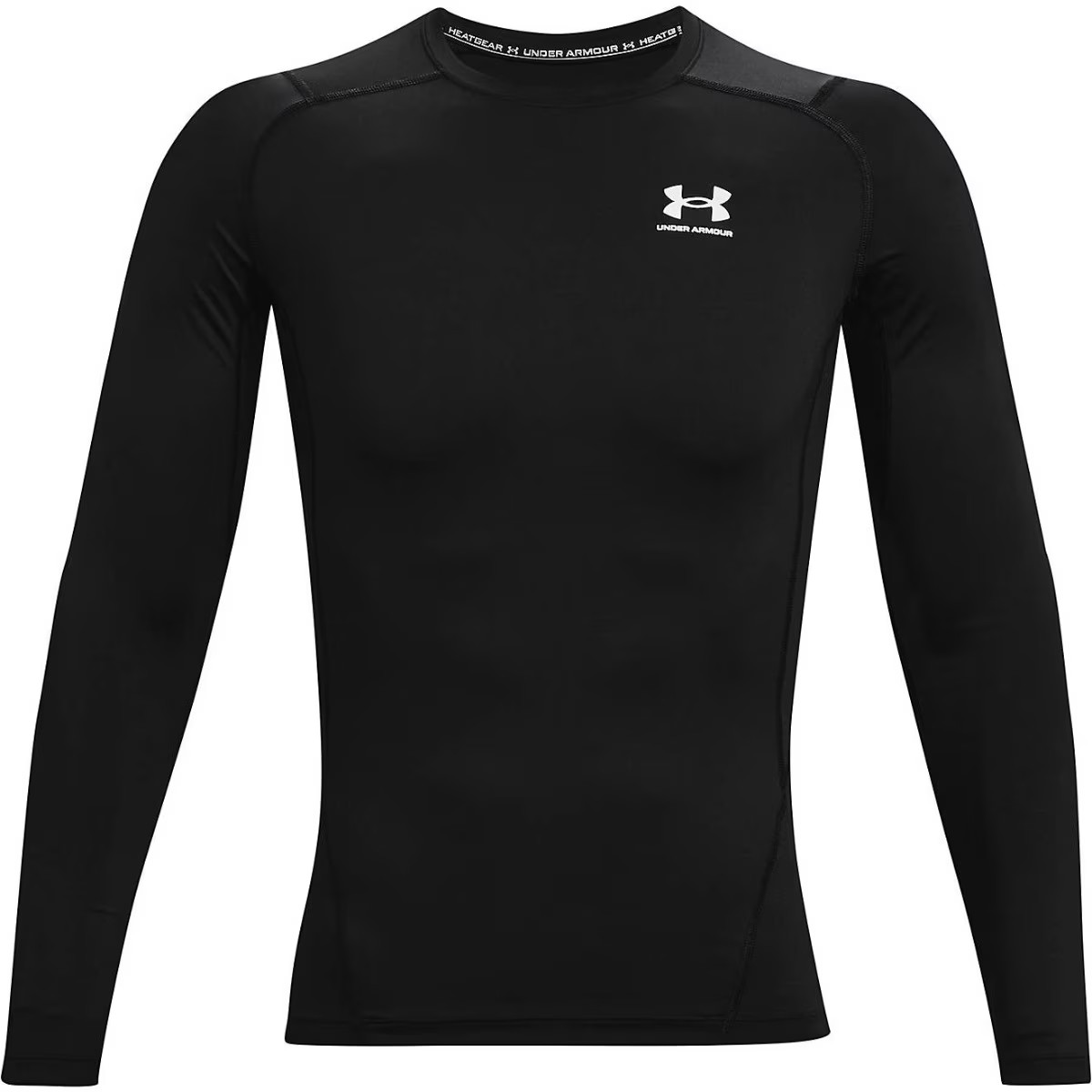 Under Armour L3655 Mens Black Armour HeatGear Compression Long-Sleeve Tee Size M