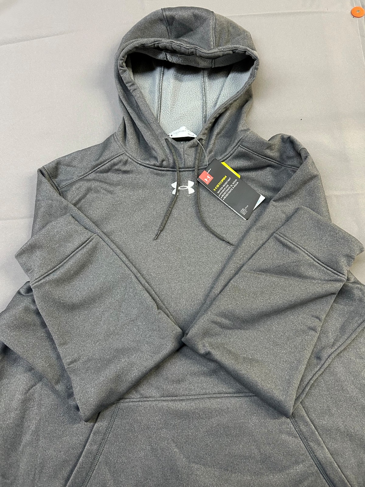 Under Armour Charcoal L  and Red XL  Hoodie