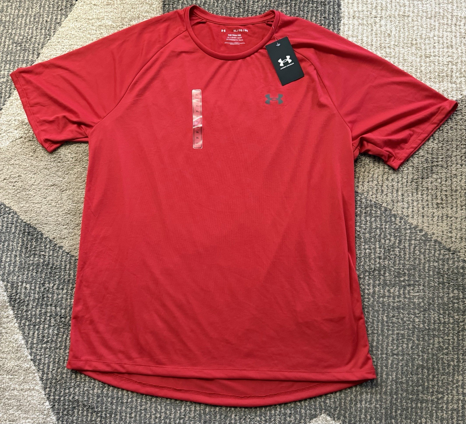 Men’s Under Armour Tech 2.0 T Shirt Red Sz XL NWT