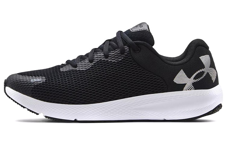 UA Charged Pursuit 2 Big Logo – Black White 3024138-001