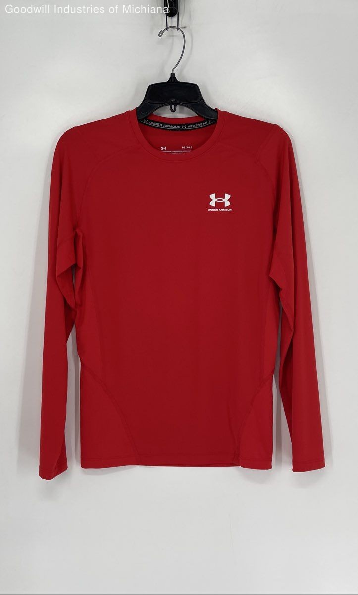 Under Armour Men’s Red Compression Top Sz L