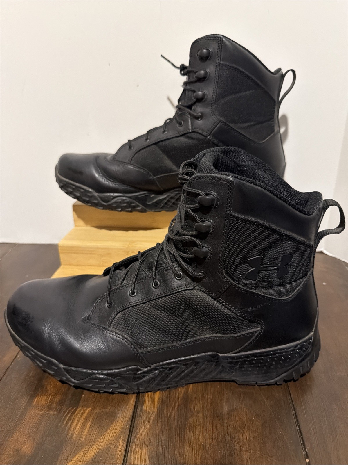 Under Armour UA Stellar TAC Boots Reg 8″ Tactical Black 1268951-001 Men’s 14 US