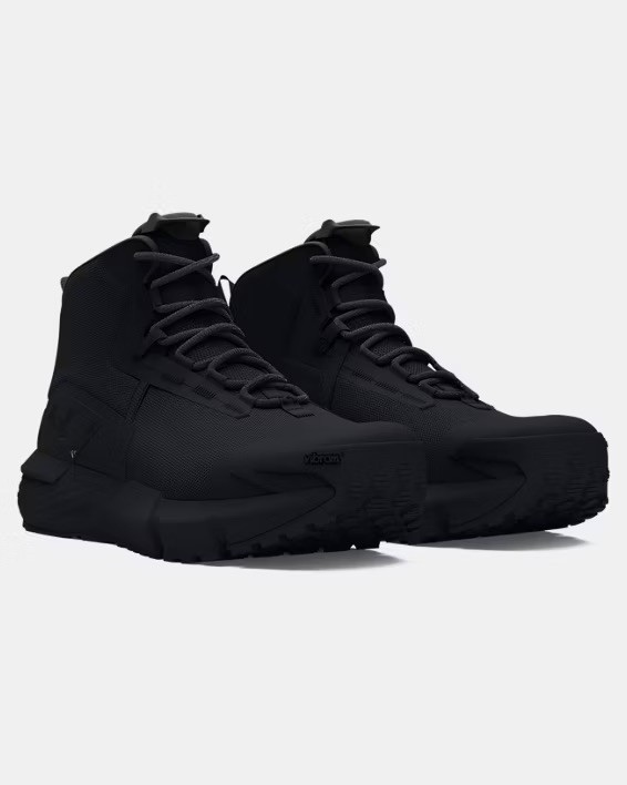 Men’s Under Armour UA Valsetz Charged Mid 6″ Boot #3027382 | Black | 7 – 13