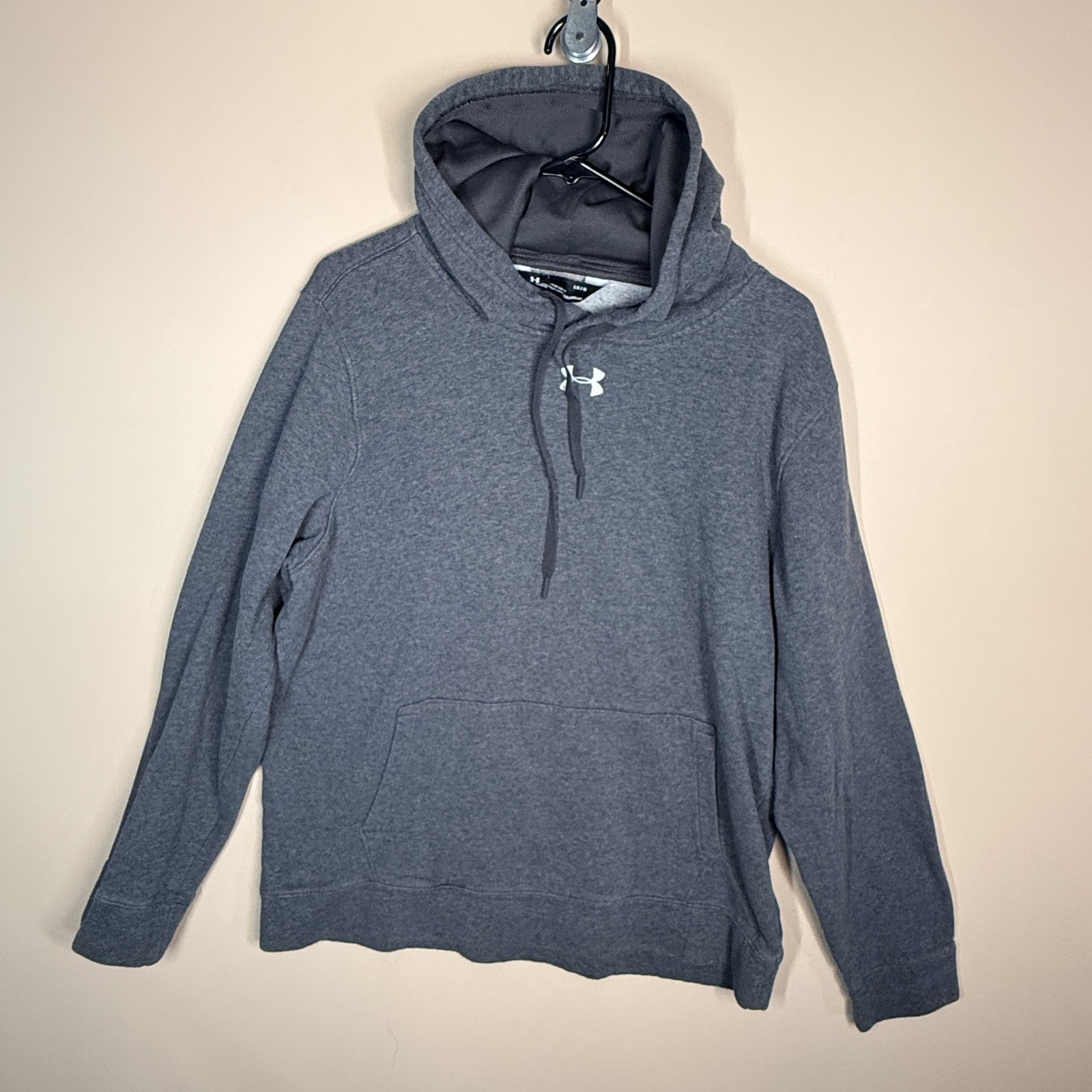 Under Armour Center UA Pullover Hoodie Hoody Grey Men’s Size Large L