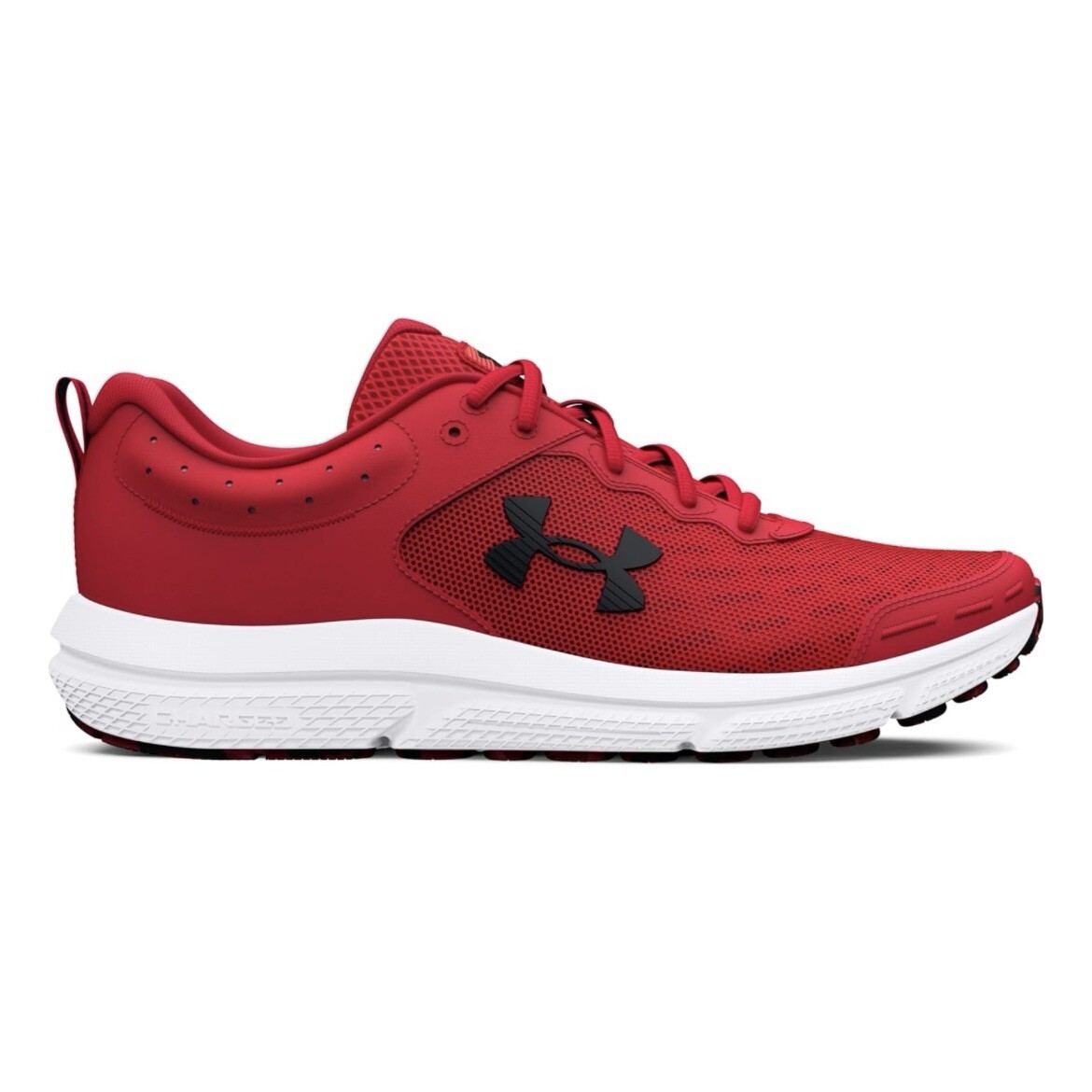 Under Armour Charged Assert 10 Red Running Shoes Sneakers Mens Size 12 NEW Alt