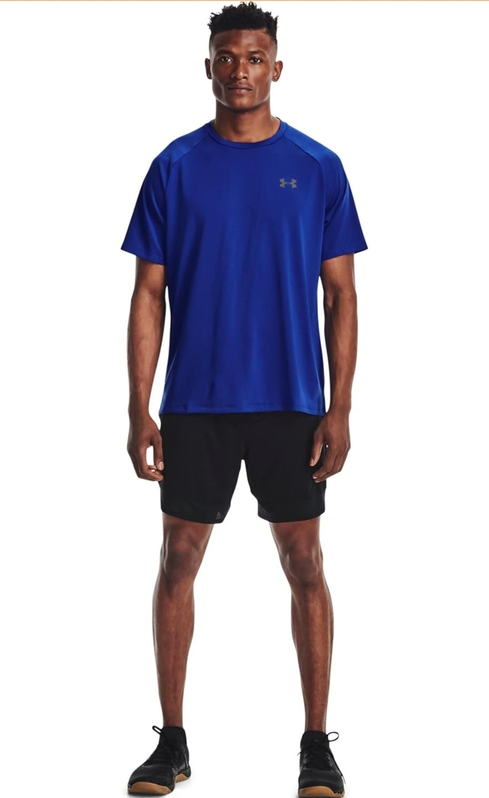Under Armour UA Tech Men’s Blue T-Shirt L Quick-Drying Moisture Wicking
