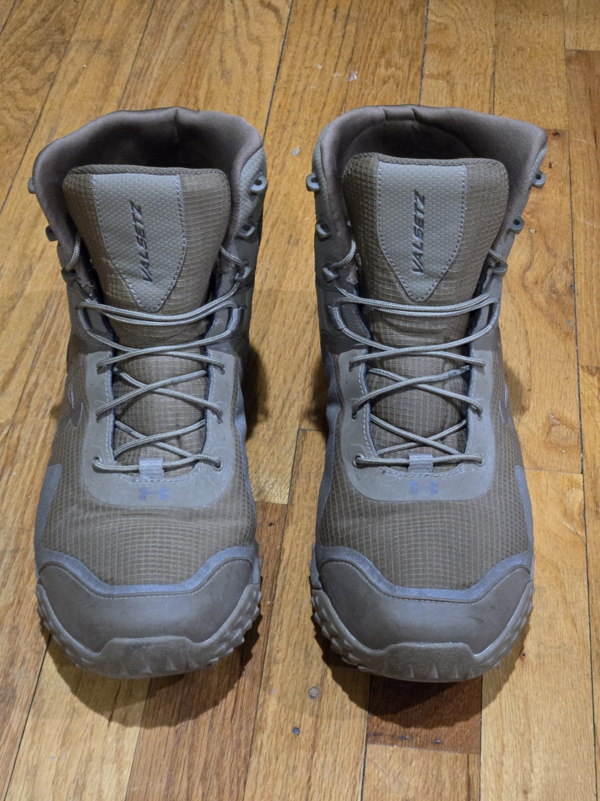 Under Armour Valsetz RTS Tactical Boots Mens 14 Mid Desert Sand Brown Clutch Fit