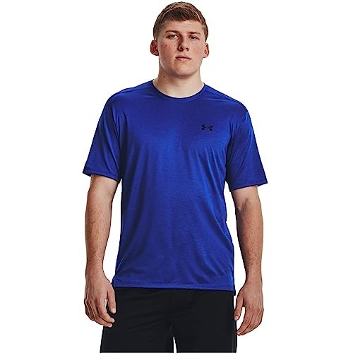 UNDER ARMOUR UA TECH VENT SHORT-SLEEVE T-SHIRT MEN M ROYAL/BLACK