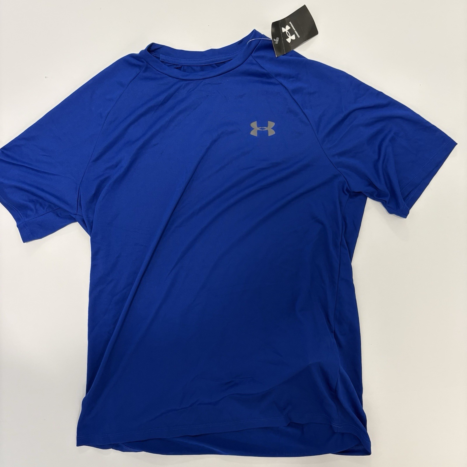UNDER ARMOUR UA Tech 2.0 Royal Mens Size Medium (Short Sleeve Shirt NWT)