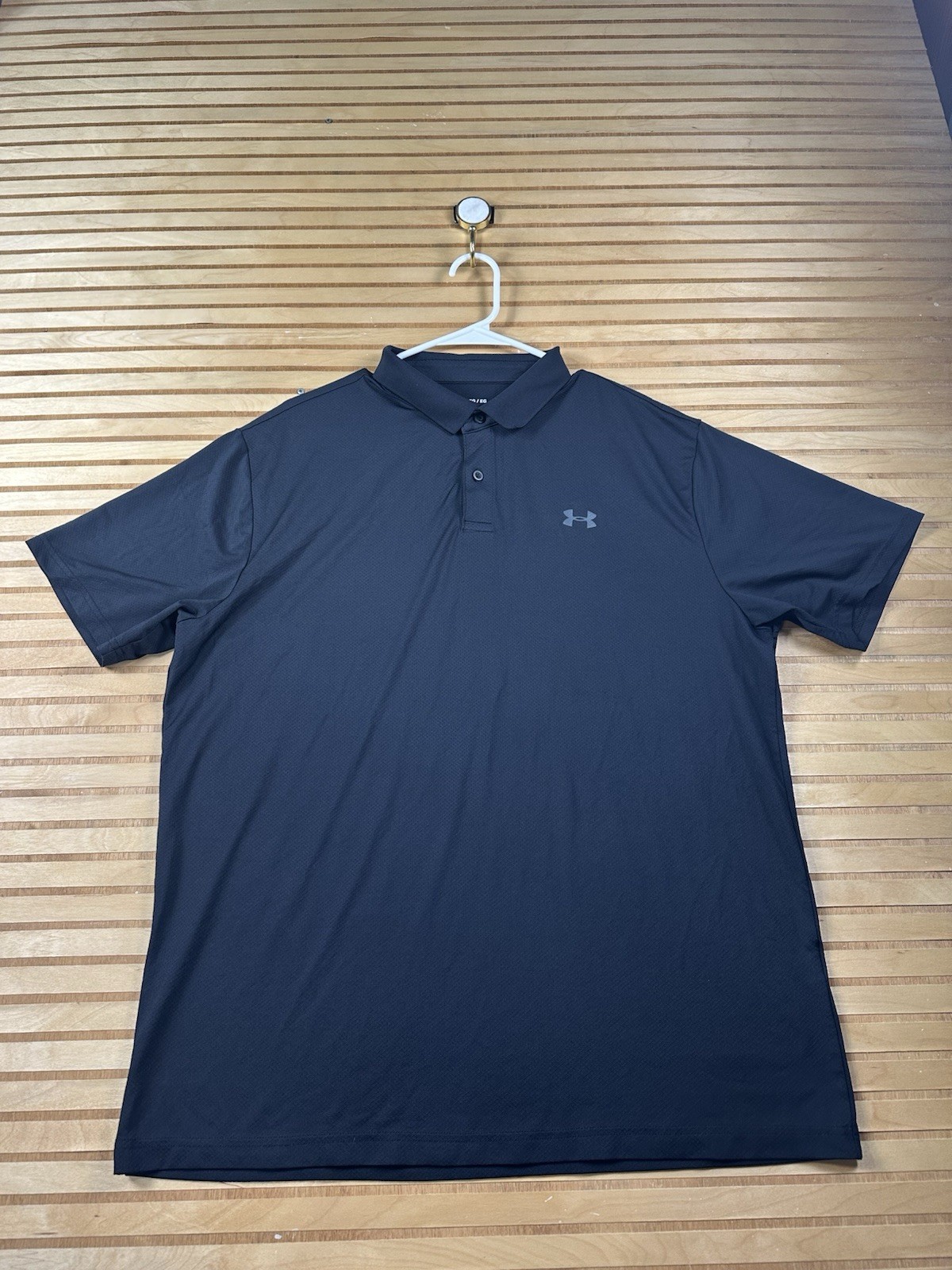 Under Armour Men’s HeatGear Compression Short Sleeve Shirt  – Black – Size L