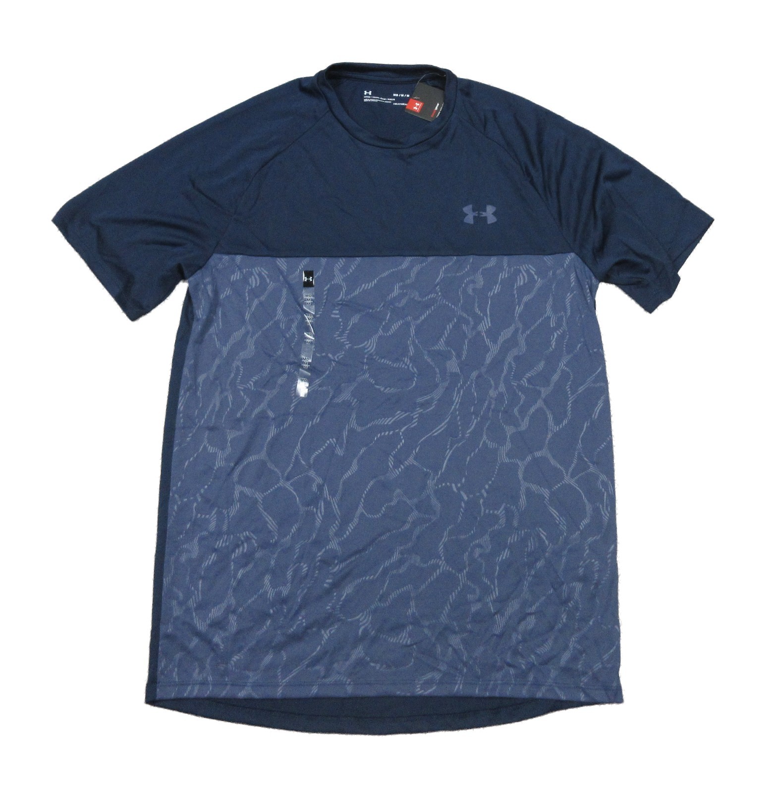 Under Armour Men’s Navy UA Tech 2.0 Emboss Crew-Neck Short Sleeve T-Shirt