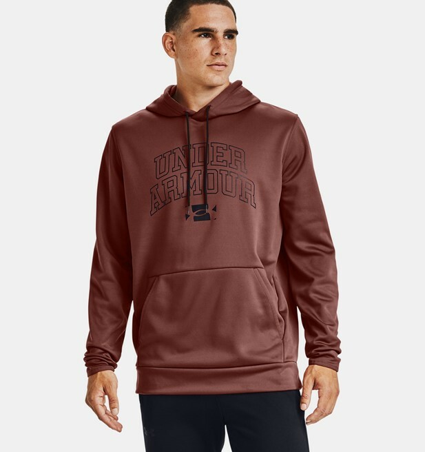 Mens Under Armour Armour Fleece Graphic Wordmark Hoodie – XL – NWT