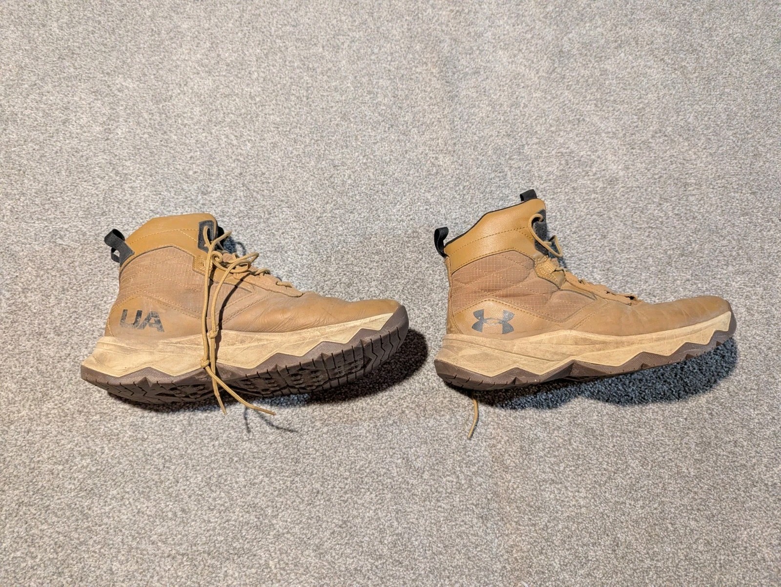 Under Armour Boots Mens 10 Brown Stellar G2 Tactical Hiking Shoes