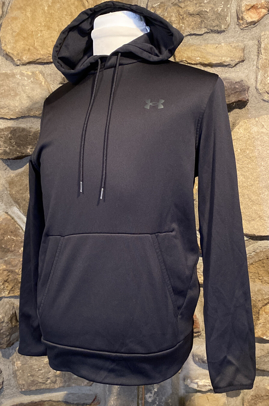 Under Armour (UA IN THE ZONE) Polyester Hoodie Pull-over Black/Steel Size Medium