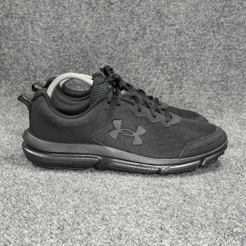 Under Armour Charged Assert 10 Running Shoes Mens 12 Black Athletic Run Training