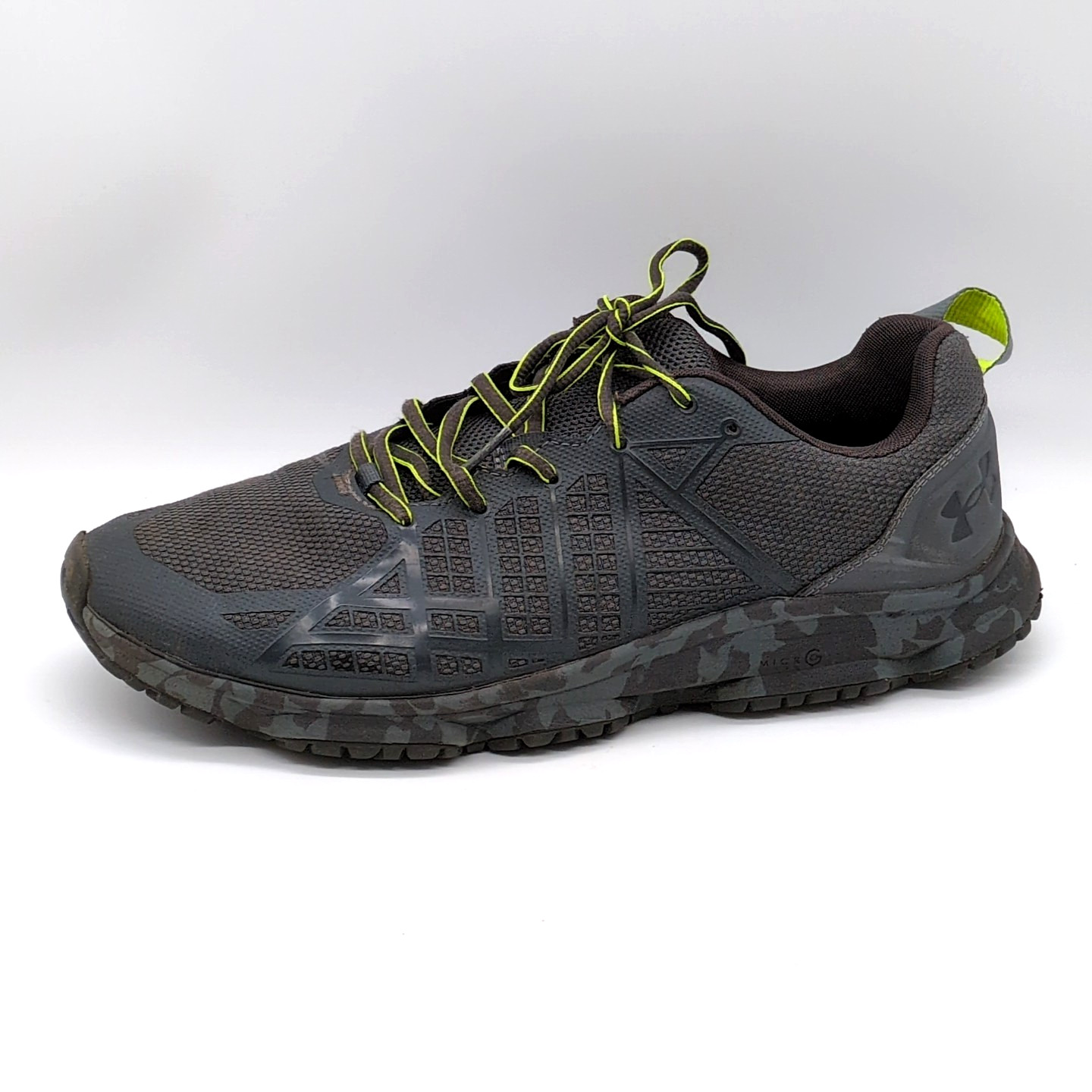 Under Armour Shoes Mens Micro G Strikefast Gray 10.5 Running Sneaker 3024953-100