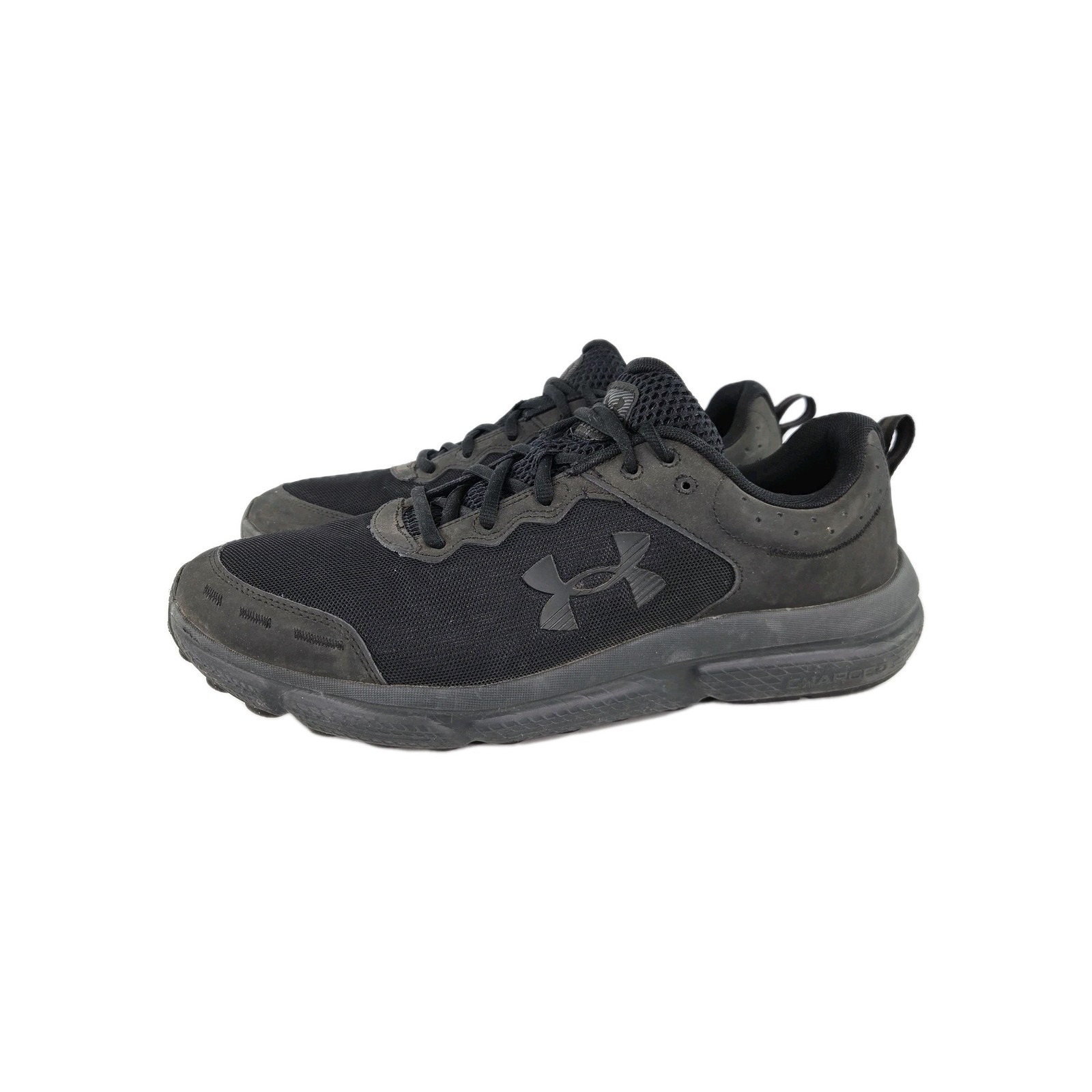 Under Armour Charged Assert 10 running shoe US 13 the Triple Black Sneakers
