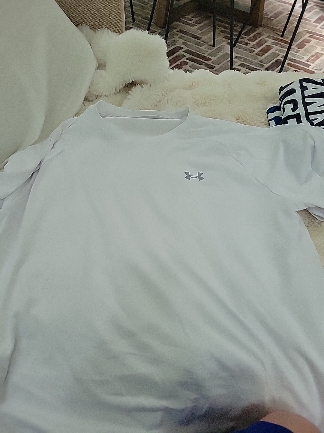 Under Armour Men’s Tech Tee T-Shirt White New And Nice