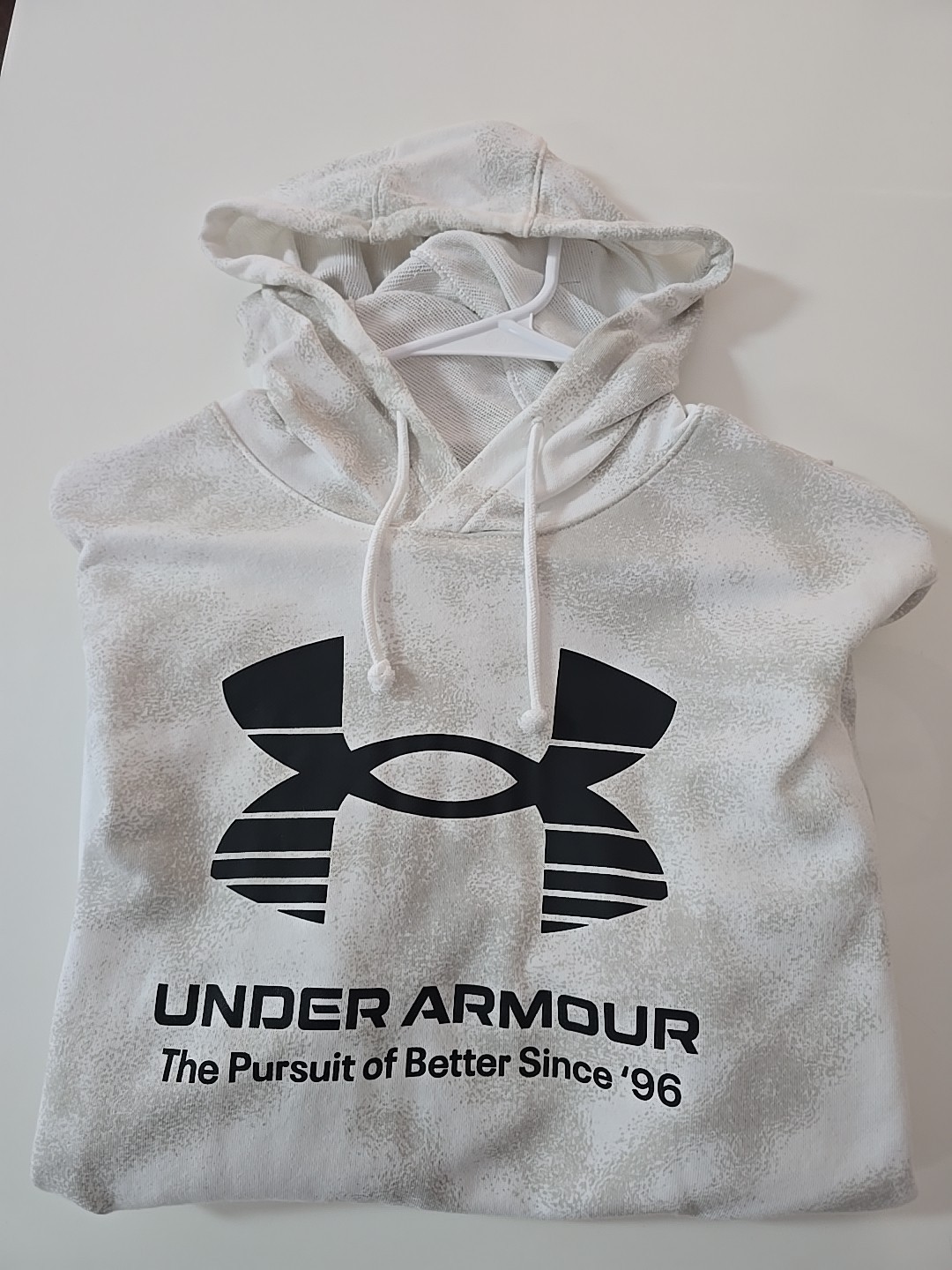 Under Armour Hoodie White/gray Printed