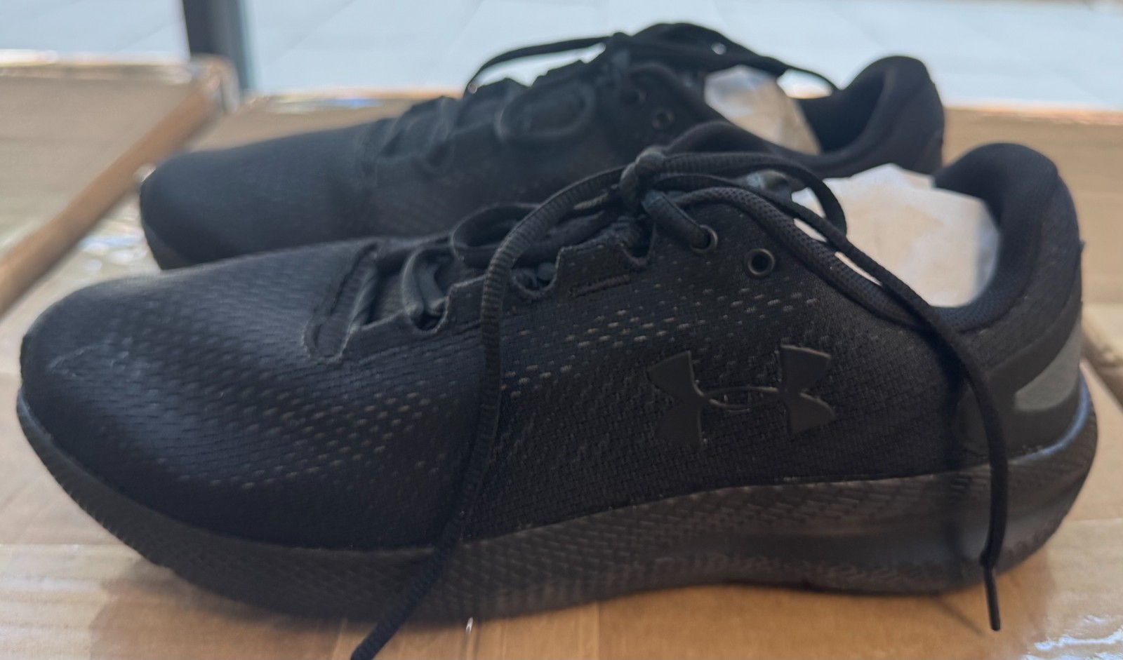 Under Armour Mens Charged Pursuit 2 Sneakers (Black / Size 10)