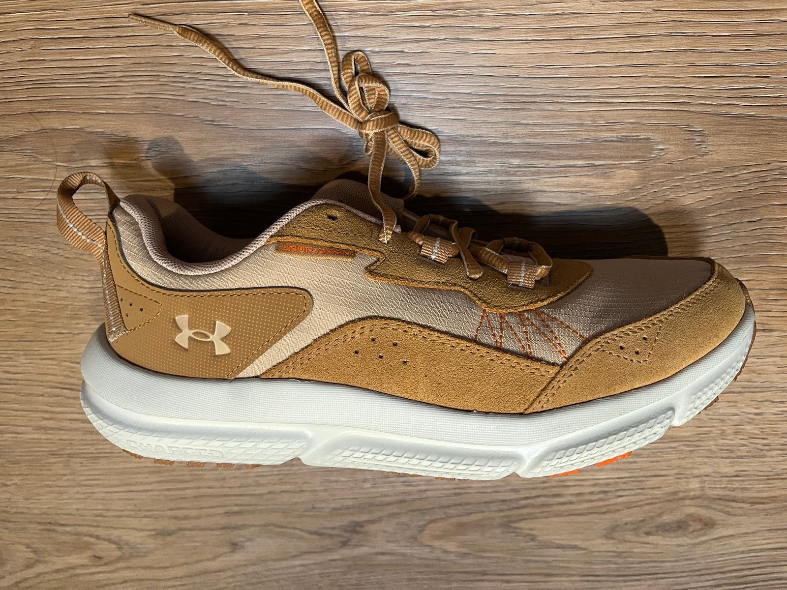 Size 8 – Under Armour Charged Verssert 2 Brownstone Athletic Train Run Shoes