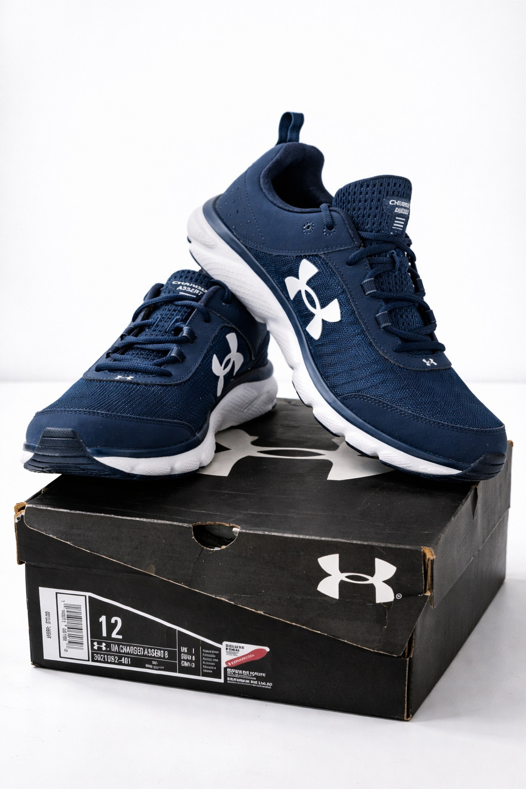 Under Armour Men’s Sizes 10-11.5 Charged Assert10 Running Shoes Red 3026175
