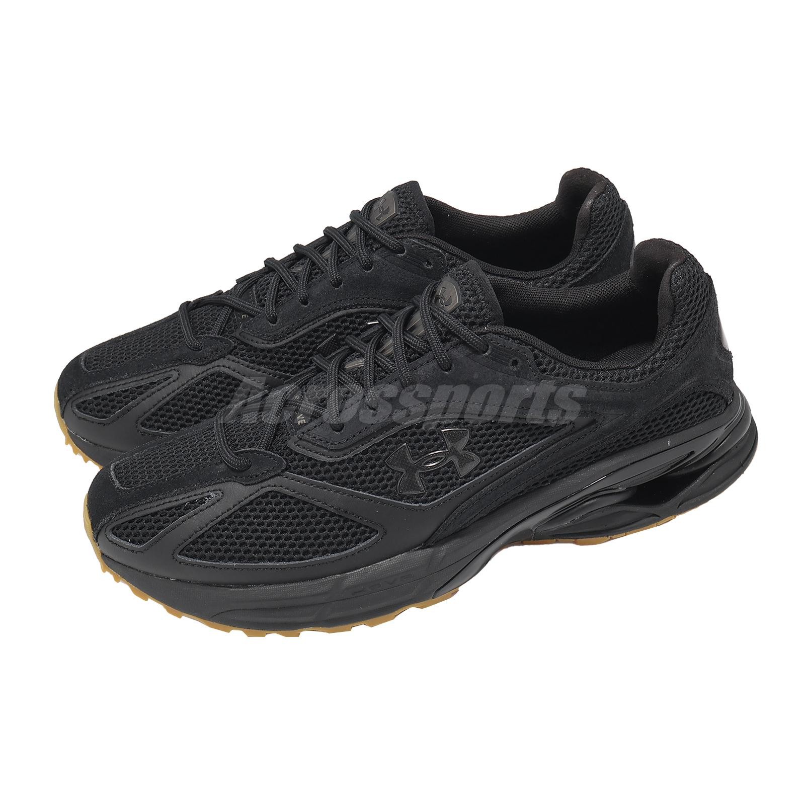 Under Armour HOVR Apparition UA Black Brown Men Casual Shoes 3028121-001