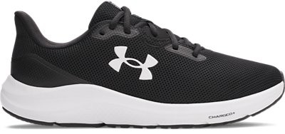 Under Armour Men’s UA Charged Pursuit 4  Black/Black/White – 3028254-001, Black/