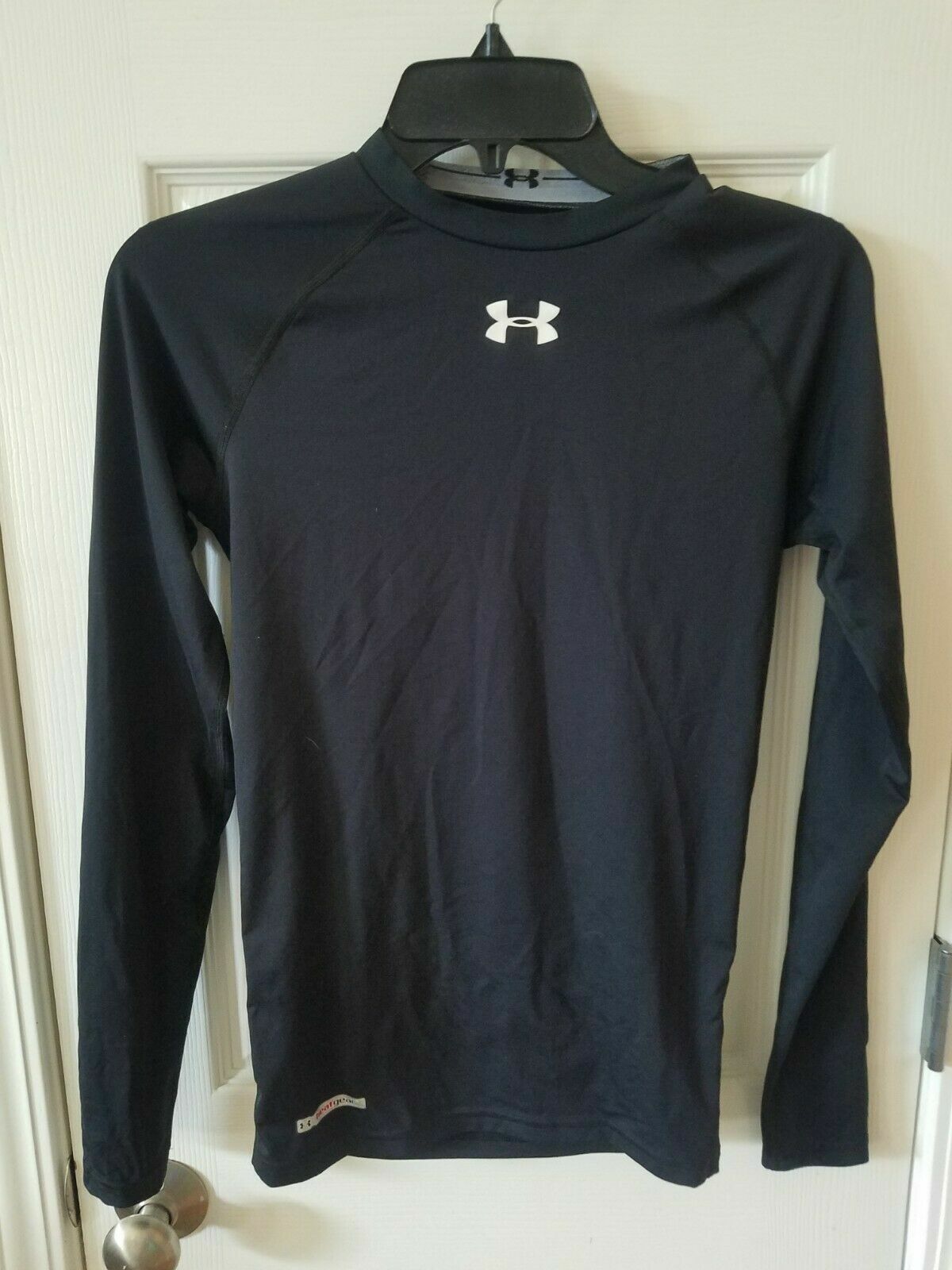 Under Armour UA Compression Black LS Shirt heatgear Med