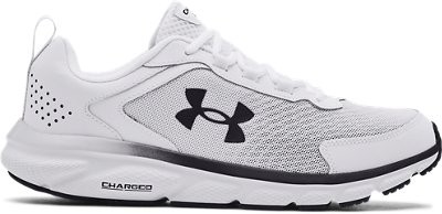 Under Armour Men’s UA Charged Assert 9 Running Shoes White/White/Black – 3024590