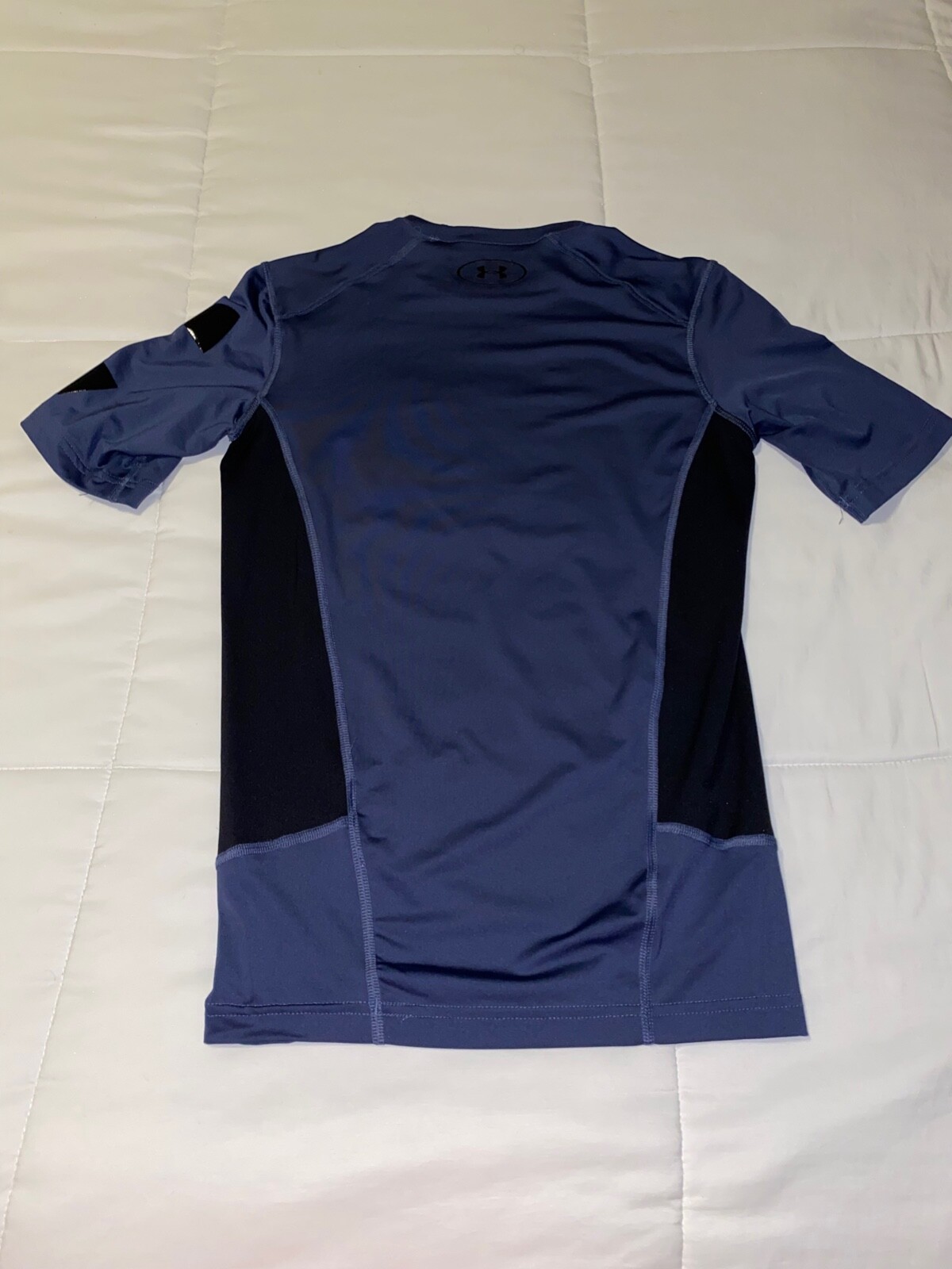 Under Armour Short Sleeve Heat Gear Compression T-Shirt Blue Size M Medium