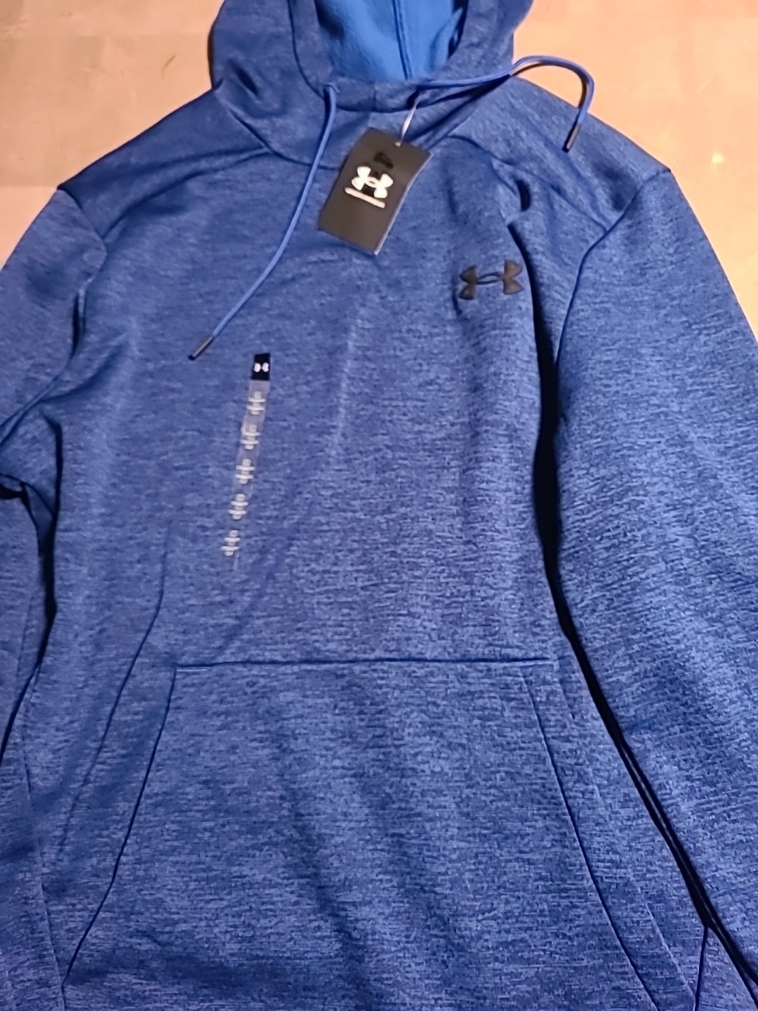 Under Armour Men’s Armour Fleece Twist Hoodie Hoody Sweatshirt UA 1373354 Blue,M
