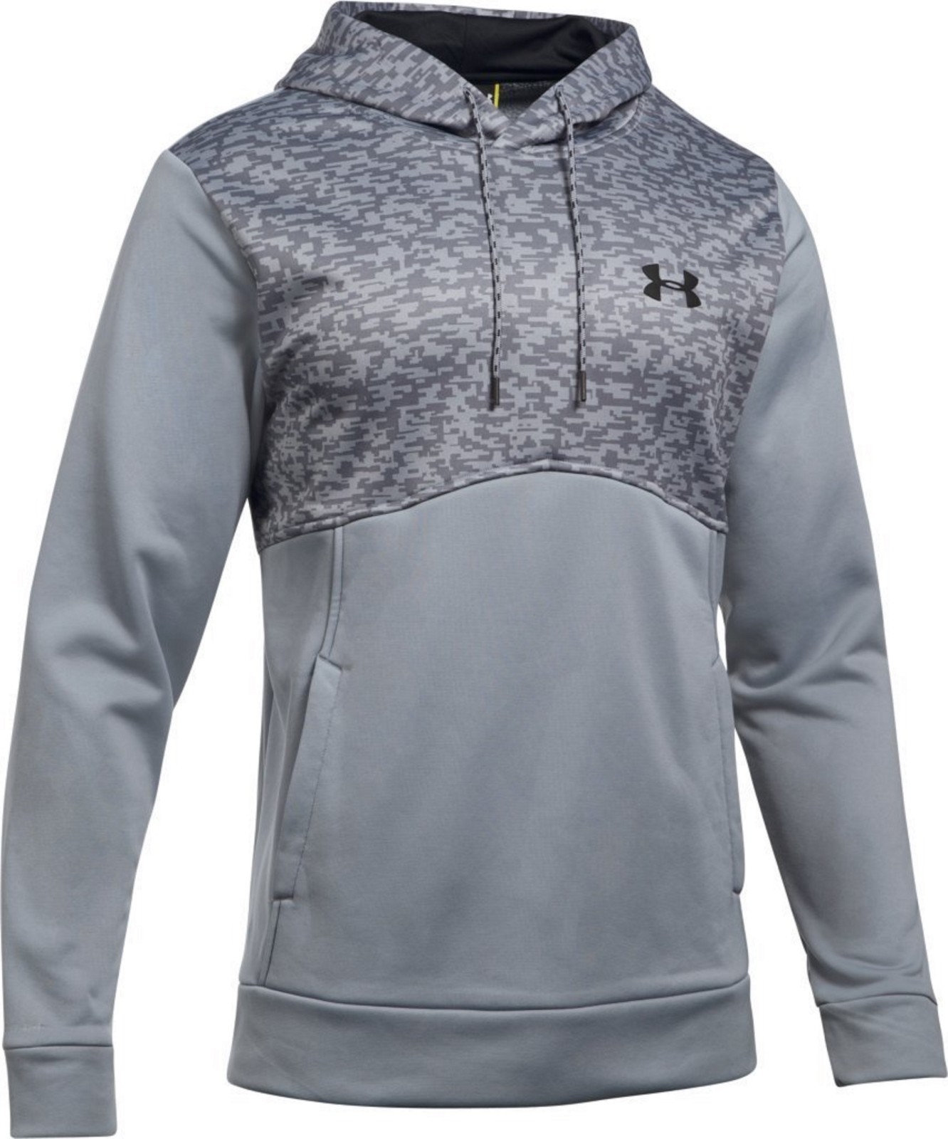 Under Armour Men’s Steel Gray UA Storm Fleece Digi Texture Pullover Hoodie