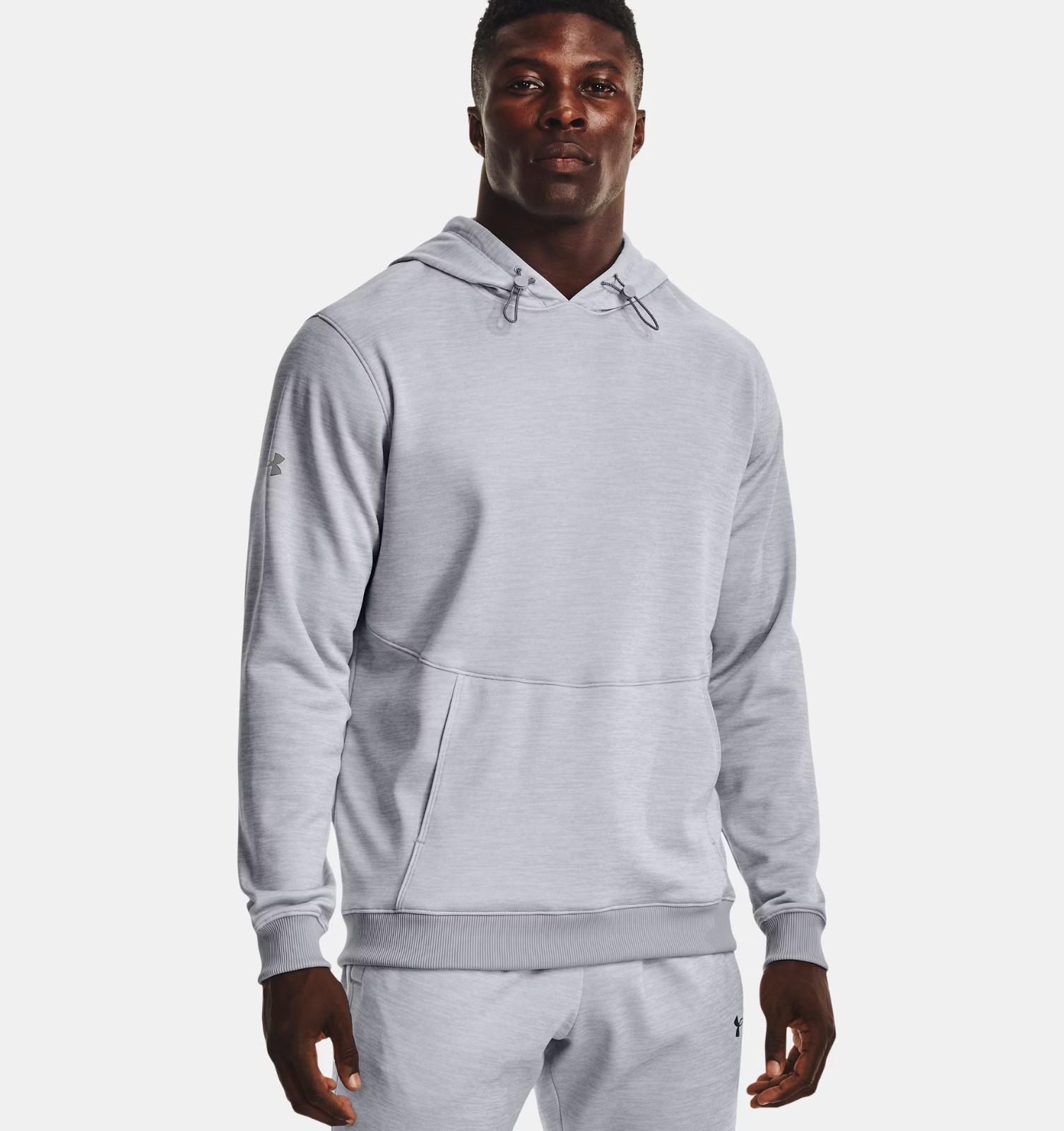 Under Armour UA Men’s  Armour Fleece Storm Hoody Hoodie – Gray – Sz L – NWT!
